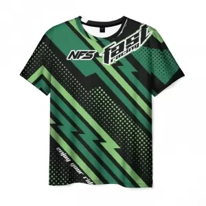 Men t-shirt Need for Speed green print game Idolstore - Merchandise and Collectibles Merchandise, Toys and Collectibles 2