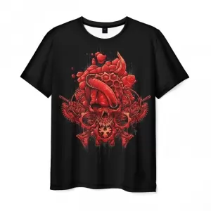 Men t-shirt black print Gears of war game Idolstore - Merchandise and Collectibles Merchandise, Toys and Collectibles 2