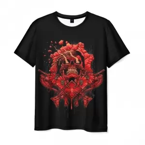 Men t-shirt Gears of war black design horror Idolstore - Merchandise and Collectibles Merchandise, Toys and Collectibles 2