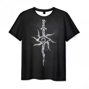 Men t-shirt Dark Souls Sun Sword Print Idolstore - Merchandise and Collectibles Merchandise, Toys and Collectibles 2