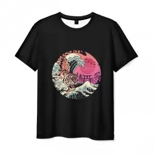 Men’s t-shirt Rad Tiger Wave Hotline Miami print Idolstore - Merchandise and Collectibles Merchandise, Toys and Collectibles 2