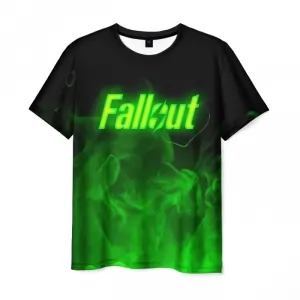 Men’s t-shirt black Fallout lighting design print Idolstore - Merchandise and Collectibles Merchandise, Toys and Collectibles 2
