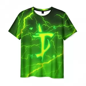 Men’s t-shirt Doom Slayer merch green design Idolstore - Merchandise and Collectibles Merchandise, Toys and Collectibles 2