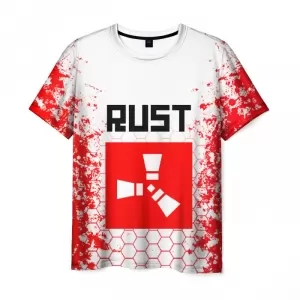 Men’s t-shirt Rust design white title Idolstore - Merchandise and Collectibles Merchandise, Toys and Collectibles 2