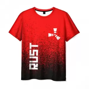 Men’s t-shirt Rust red design print Idolstore - Merchandise and Collectibles Merchandise, Toys and Collectibles 2