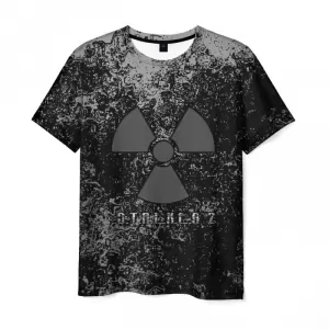Men’s t-shirt black print game Stalker merch Idolstore - Merchandise and Collectibles Merchandise, Toys and Collectibles 2