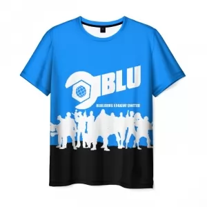 Men’s t-shirt print merch BLUE Team Fortress Idolstore - Merchandise and Collectibles Merchandise, Toys and Collectibles 2