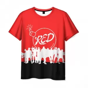 Men’s t-shirt RED Team Fortress print merch design Idolstore - Merchandise and Collectibles Merchandise, Toys and Collectibles 2