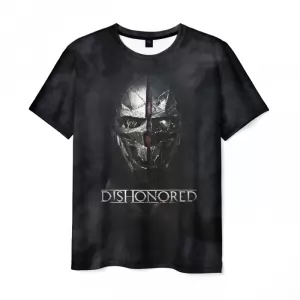 Men’s t-shirt merch Dishonored black print Idolstore - Merchandise and Collectibles Merchandise, Toys and Collectibles 2