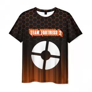 Men’s t-shirt black Team Fortress print pattern Idolstore - Merchandise and Collectibles Merchandise, Toys and Collectibles 2