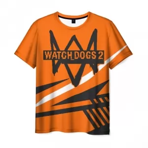 Men’s t-shirt title orange emblem Watch Dogs 2 Idolstore - Merchandise and Collectibles Merchandise, Toys and Collectibles 2