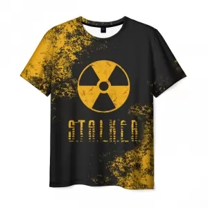 Men’s t-shirt black design merch Stalker Idolstore - Merchandise and Collectibles Merchandise, Toys and Collectibles 2