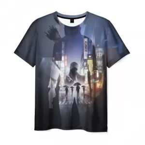 Men’s t-shirt Ghostwire Tokyo game print Idolstore - Merchandise and Collectibles Merchandise, Toys and Collectibles 2