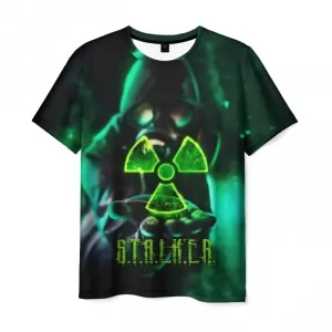 Men’s t-shirt game image stalker green print Idolstore - Merchandise and Collectibles Merchandise, Toys and Collectibles 2