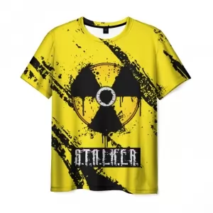 Men’s t-shirt sign print Stalker merch game Idolstore - Merchandise and Collectibles Merchandise, Toys and Collectibles 2