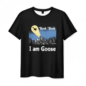 Men’s t-shirt Honk Honk I am Goose black design Idolstore - Merchandise and Collectibles Merchandise, Toys and Collectibles 2