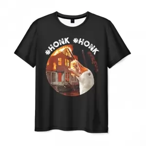 Men’s t-shirt Honk Honk I am Goose black print Idolstore - Merchandise and Collectibles Merchandise, Toys and Collectibles 2