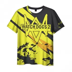 Men’s t-shirt Watch Dogs game print design Idolstore - Merchandise and Collectibles Merchandise, Toys and Collectibles 2