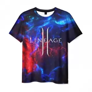 Men’s t-shirt LineAge picture design game text Idolstore - Merchandise and Collectibles Merchandise, Toys and Collectibles 2