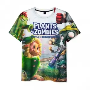 Men’s t-shirt title Plants vs Zombies footage merchandise Idolstore - Merchandise and Collectibles Merchandise, Toys and Collectibles 2