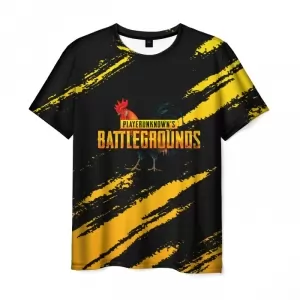 Men’s t-shirt Playerunknown’s Battlegrounds black print Idolstore - Merchandise and Collectibles Merchandise, Toys and Collectibles 2