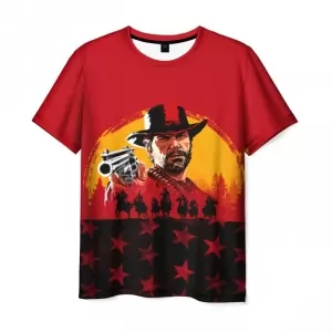 Men’s t-shirt Red Dead Redemption portrait print Idolstore - Merchandise and Collectibles Merchandise, Toys and Collectibles 2