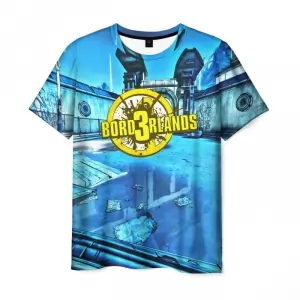 Men’s t-shirt game Borderlands print text merch Idolstore - Merchandise and Collectibles Merchandise, Toys and Collectibles 2