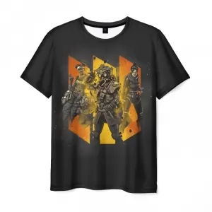 Men’s t-shirt Apex legends black print Idolstore - Merchandise and Collectibles Merchandise, Toys and Collectibles 2