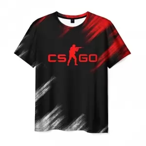 Men’s t-shirt Counter Strike black design title Idolstore - Merchandise and Collectibles Merchandise, Toys and Collectibles 2