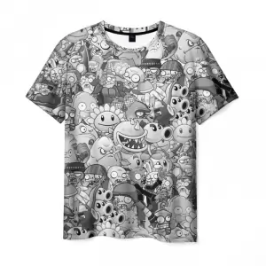 Men’s t-shirt Plants vs Zombies pattern apparel Idolstore - Merchandise and Collectibles Merchandise, Toys and Collectibles 2