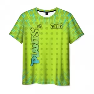 Men’s t-shirt green game Plants vs Zombies print Idolstore - Merchandise and Collectibles Merchandise, Toys and Collectibles 2