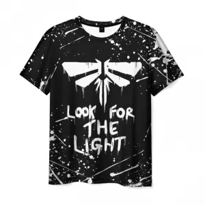Men’s t-shirt merch The Last of Us black design Idolstore - Merchandise and Collectibles Merchandise, Toys and Collectibles 2