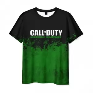 Men’s t-shirt Call of Duty merchandise black text Idolstore - Merchandise and Collectibles Merchandise, Toys and Collectibles 2