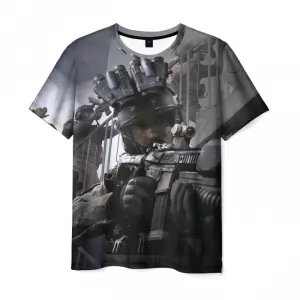 Men’s t-shirt merch Call Of Duty print scene Idolstore - Merchandise and Collectibles Merchandise, Toys and Collectibles 2
