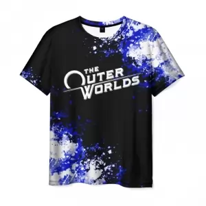 Men’s t-shirt text The Outer Worlds print Idolstore - Merchandise and Collectibles Merchandise, Toys and Collectibles 2