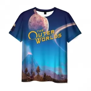 Men’s t-shirt apparel The Outer Worlds print design Idolstore - Merchandise and Collectibles Merchandise, Toys and Collectibles 2