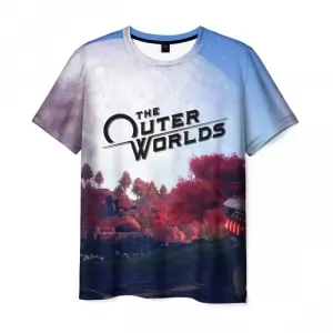 Men’s t-shirt The Outer Worlds print merch Idolstore - Merchandise and Collectibles Merchandise, Toys and Collectibles 2