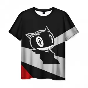 Men’s t-shirt Morgana Persona black print Idolstore - Merchandise and Collectibles Merchandise, Toys and Collectibles 2