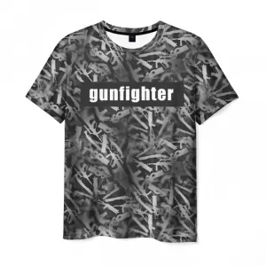 Men’s t-shirt Gunfighter Counter Strike pattern Idolstore - Merchandise and Collectibles Merchandise, Toys and Collectibles 2