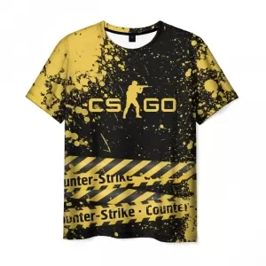 Men’s t-shirt title Counter Strike print merch Idolstore - Merchandise and Collectibles Merchandise, Toys and Collectibles 2
