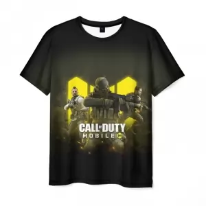 Men’s t-shirt Call of Duty Mobile black print Idolstore - Merchandise and Collectibles Merchandise, Toys and Collectibles 2
