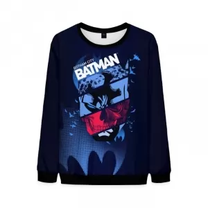 Gotham City Sweatshirt Batman Dark Blue Noir Idolstore - Merchandise and Collectibles Merchandise, Toys and Collectibles 2