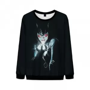 Catwoman Mens Sweatshirt Batman Dark Sweater Idolstore - Merchandise and Collectibles Merchandise, Toys and Collectibles 2