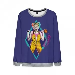 Mens Sweatshirt Harley Quinn Birds of Prey Idolstore - Merchandise and Collectibles Merchandise, Toys and Collectibles 2