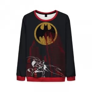 Bat-Signal Sweatshirt Gotham Batman Dark Red Idolstore - Merchandise and Collectibles Merchandise, Toys and Collectibles 2