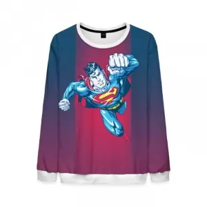 Mens Superman Sweatshirt Neon DC Arts Sweater Idolstore - Merchandise and Collectibles Merchandise, Toys and Collectibles 2