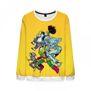 Sweatshirt Villains of the Justice league Yellow Idolstore - Merchandise and Collectibles Merchandise, Toys and Collectibles 2