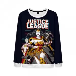 Mens Justice league Sweatshirt Cover Fan art Idolstore - Merchandise and Collectibles Merchandise, Toys and Collectibles 2
