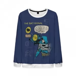 The Bat-Signal Mens Sweatshirt Batman Dark blue Idolstore - Merchandise and Collectibles Merchandise, Toys and Collectibles 2