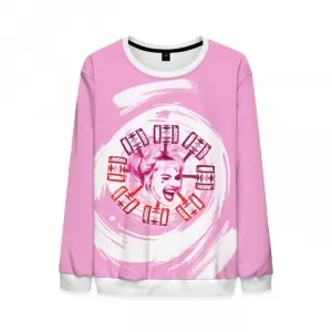Harley Quinn Sweatshirt Birds of Prey Pink Sweater Idolstore - Merchandise and Collectibles Merchandise, Toys and Collectibles 2